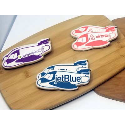 Jet Shaped Logo Sugar Cookie