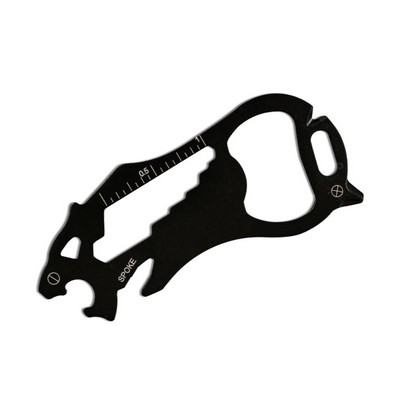 Tiger Shaped Multifunctional Tool Edc Bottle Opener Keychain