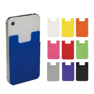 Silicone Cell Phone Wallet, Credit Card Phone Case