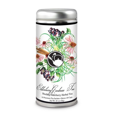 Tea Can Company Elderberry Energy Tea- Tall Tin