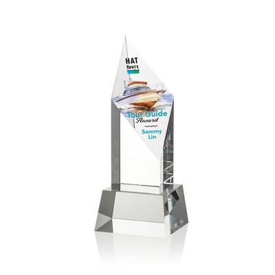 VividPrint™ Award on Base - Vertex/Clear 9"