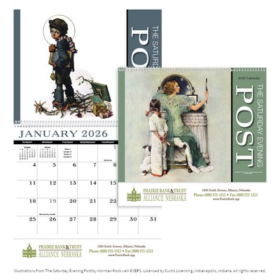 Saturday Evening Post Appointment Calendar - Spiral