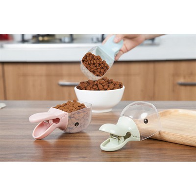 Duck Shape Pet Food Scoop With Clip