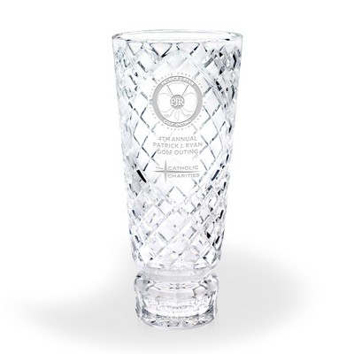 Monument Grand Achievement Crystal Vase Award, Large