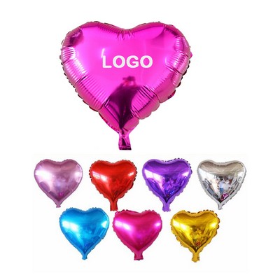 18" Aluminum Foil Heart Balloon