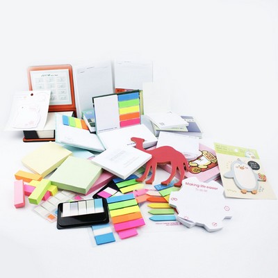 Bright Colors Small 25 Sheet Pad Marker Sticky Notes