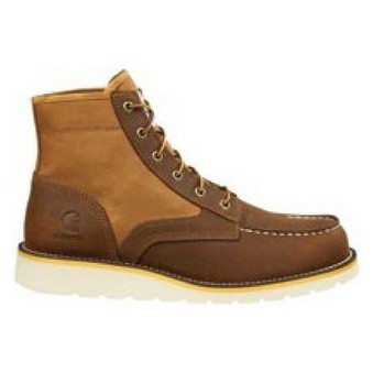 6" Carhartt® Men's 2 Tone Brown Non-Safety Moc Toe Wedge Boots