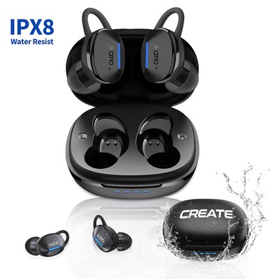 Calcini® Sport TWS Earbuds With IPX8 Waterproof Rating