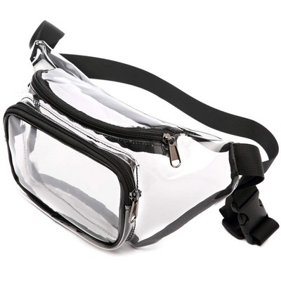 Transparent Clear Waterproof Waist Fanny Pack