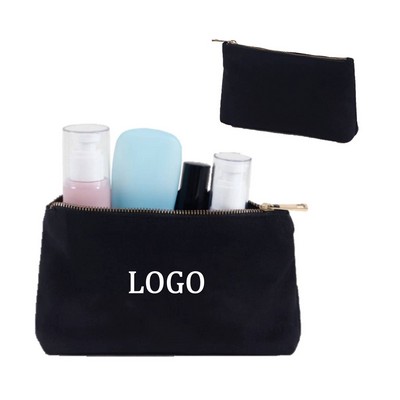 Canvas Travel Makeup Bag