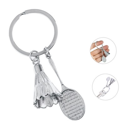 Mini Badminton Keychain