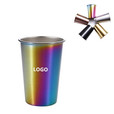 12oz Colorful/Rainbow Stainless Cups