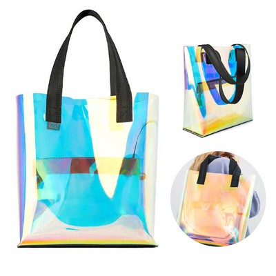 Iridescent PVC Tote Bag