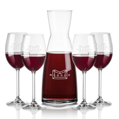 Winchester Carafe & 4 Naples Wine