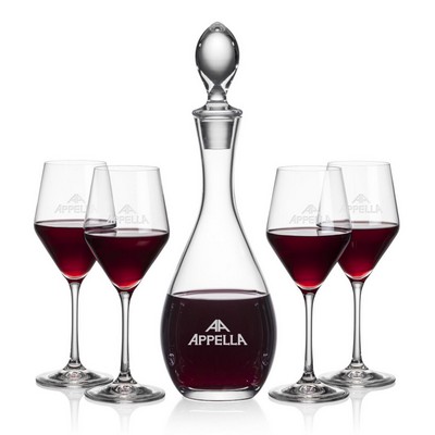 Malvern Decanter & 4 Bengston Wine