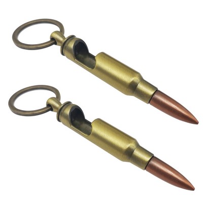 Bullet Bottle Opener Keychain