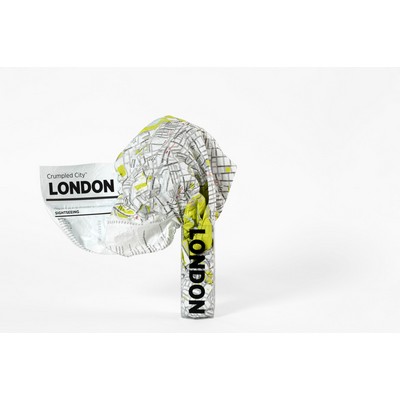 Crumpled City map of London