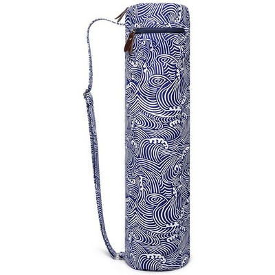 Women Yoga Mat Bag With Zippered Pockets