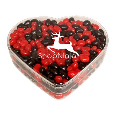 Heart Show Piece with Corporate Color Jelly Beans