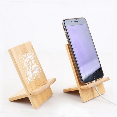 Bamboo Foldable Phone Stand