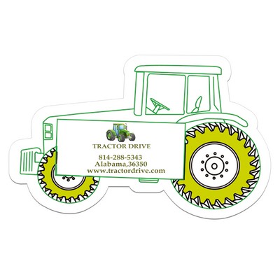 4x2.50 Tractor Shaped Magnets - 20 Mil