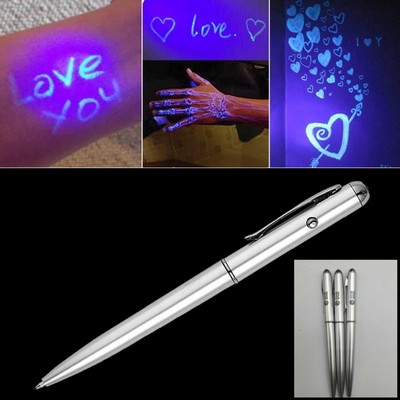 Invisible Ink Pen with UV Led Light