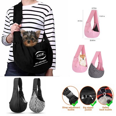 Adjustable Strap Dog Sling Carrier Bag