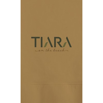 Gold 2-Ply Dinner Napkins - Custom Digital Print