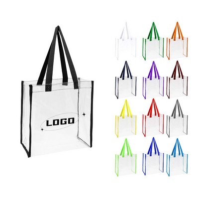 Clear Stadium Tote Bag (Custom)