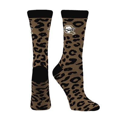 Leopard Crew Socks