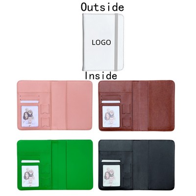 PU Leather Travel Card Holder Passport Case