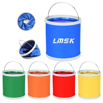 9L Portable Folding Outdoor Water Bucket