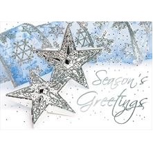 Shimmering Stars Holiday Card