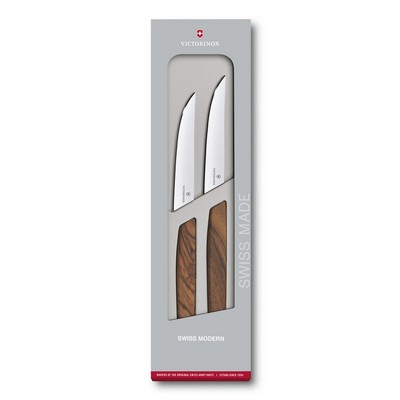 2 Piece Swiss Modern Steak Knife Set