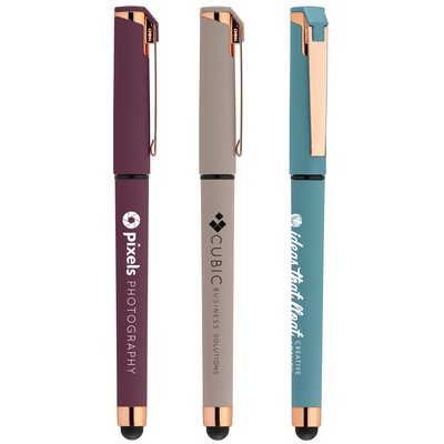 Islander Softy Rose Gold Designer Gel Pen w/ Stylus