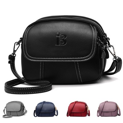 Women'S Pu Leather Casual Chic Shoulder Crossbody Bag