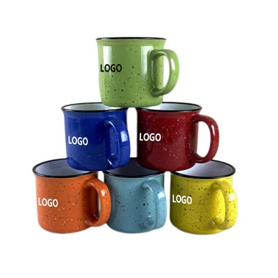 14 Oz. Ceramic Campfire Coffee Mugs