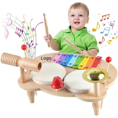 Kids Drum Set For Toddlers Baby Music Instruments Toy Montessori Sensory Toys