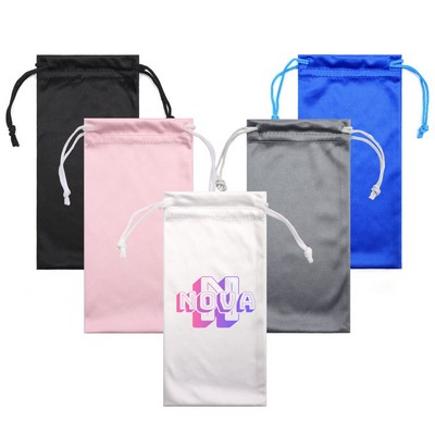 Versatile Microfiber Drawstring Pouch