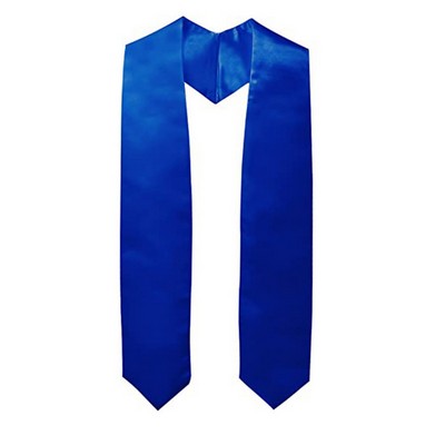 70 Inch Solid Color Graduation Stole