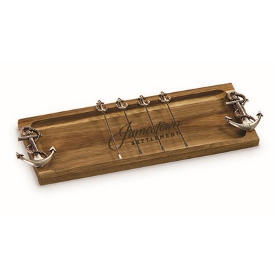 Acacia Foodie Bite Tray Anchors