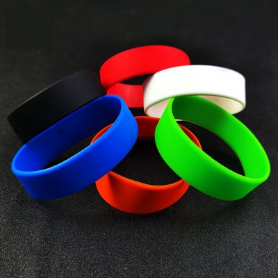 Custom 3/4'' x 8'' Silicone Wristband