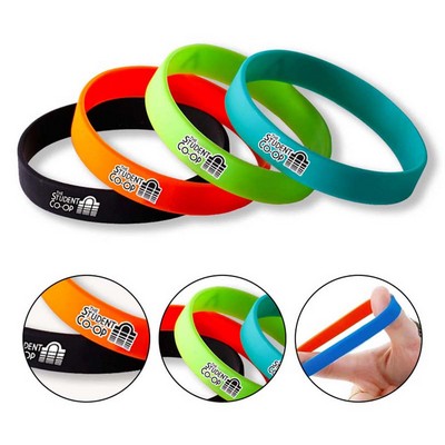 Promotional Silicone Rubber Wristband Bracelet