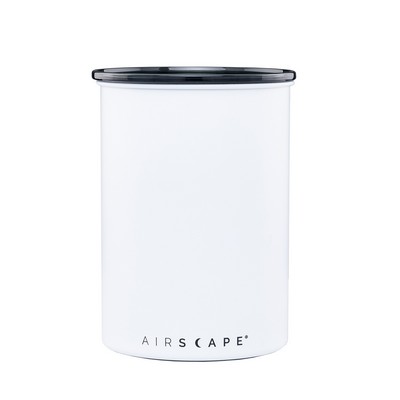 7" Chalk Matte White Airscape® Coffee Canister Classic