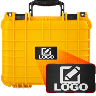 Eylar Yellow 13.37" Hard Camera Case with Custom Logo