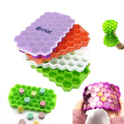 Silicone 37 Honeycomb Shape Ice Cube Mold