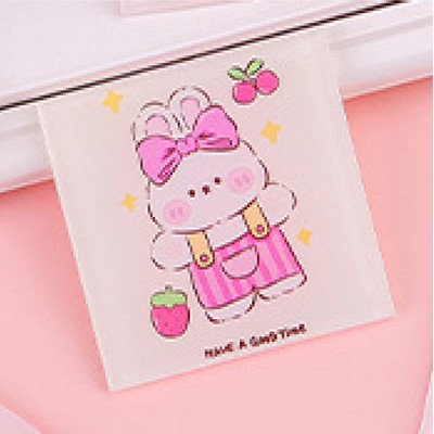 Rabbit Magnet Square Shape Acrylic Magnet