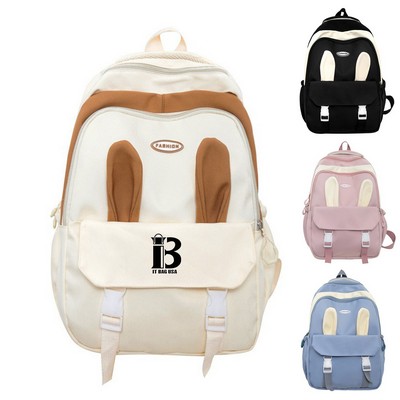 Cute Rabbit Academy Style Schoolbag Backpack