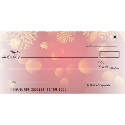 Custom Christmas Big Checks