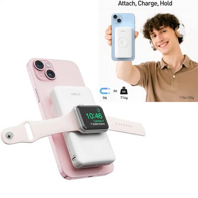 Magnetic Wireless Power Bank 10000mAh iWALK MAG-X